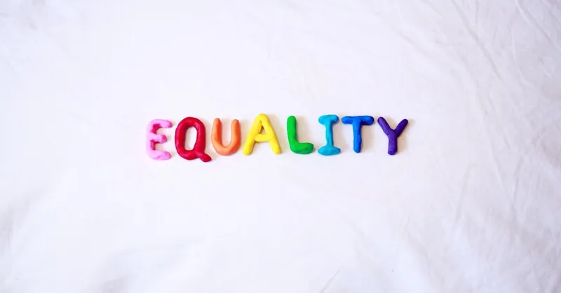 Vibrant multicolored clay letters spelling 